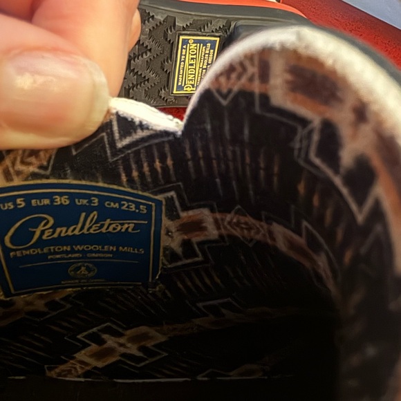 Pendleton Glacier National Park Chelsea Rain Boots size 5 - Picture 7 of 8